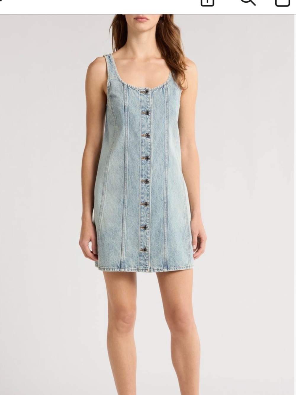 Rag and Bone Laney denim button up dress